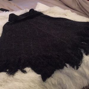 Sweater poncho one size fits all